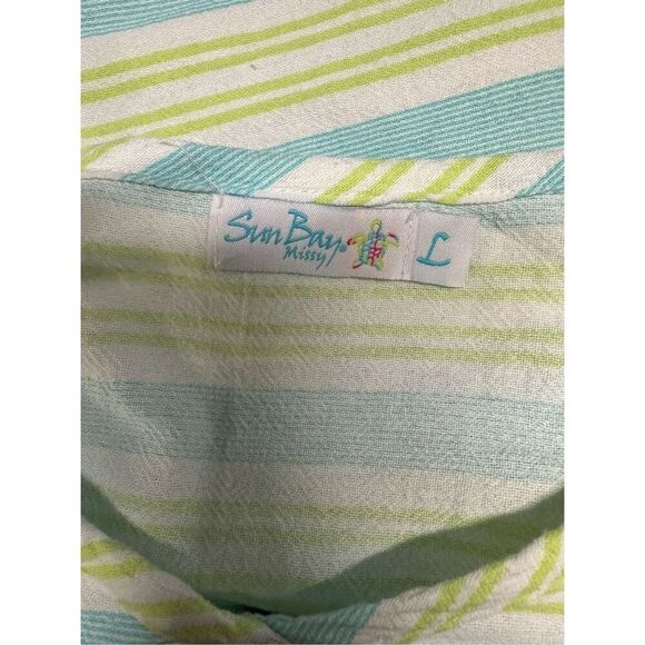 NWOT Sun Bay Missy 100% Cotton Tunic size Large - Picture 8 of 9